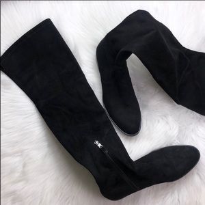 FALL STAPLE SAM EDELMAN KNEE HIGH FAUX SUEDE BOOTS